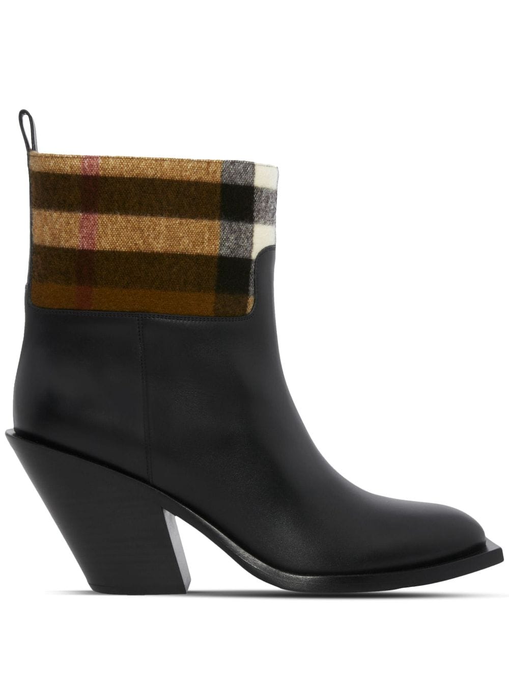 Burberry Stiefel mit Karomuster - Schwarz von Burberry