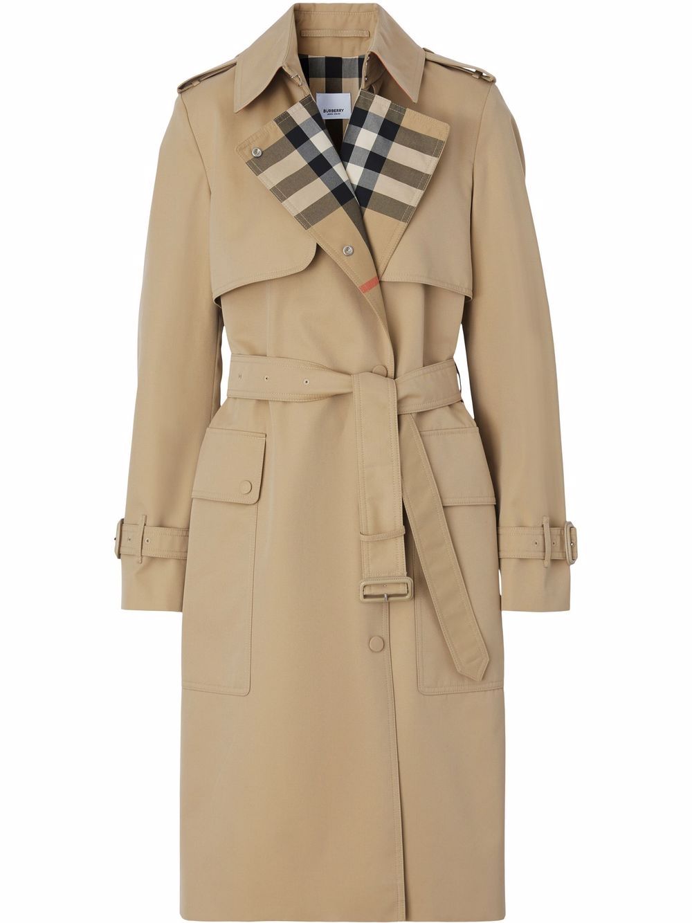 Burberry Gabardine-Trenchcoat - Braun von Burberry