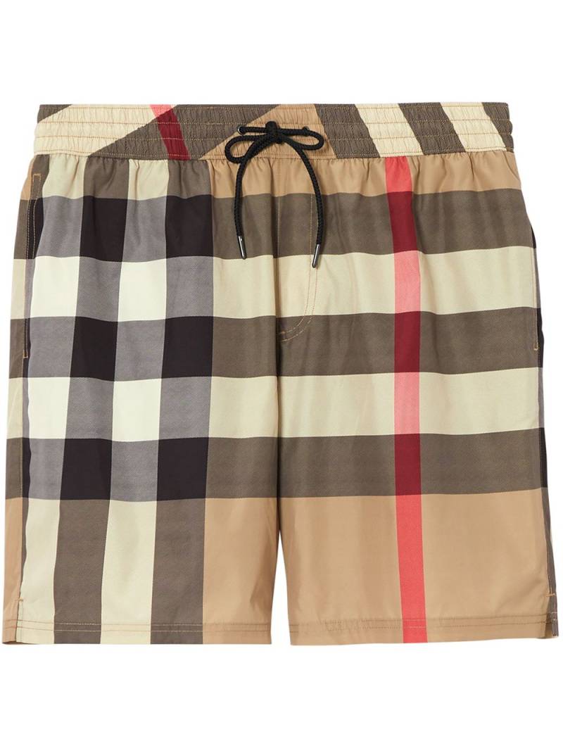 Burberry Karierte Badeshorts - Nude von Burberry