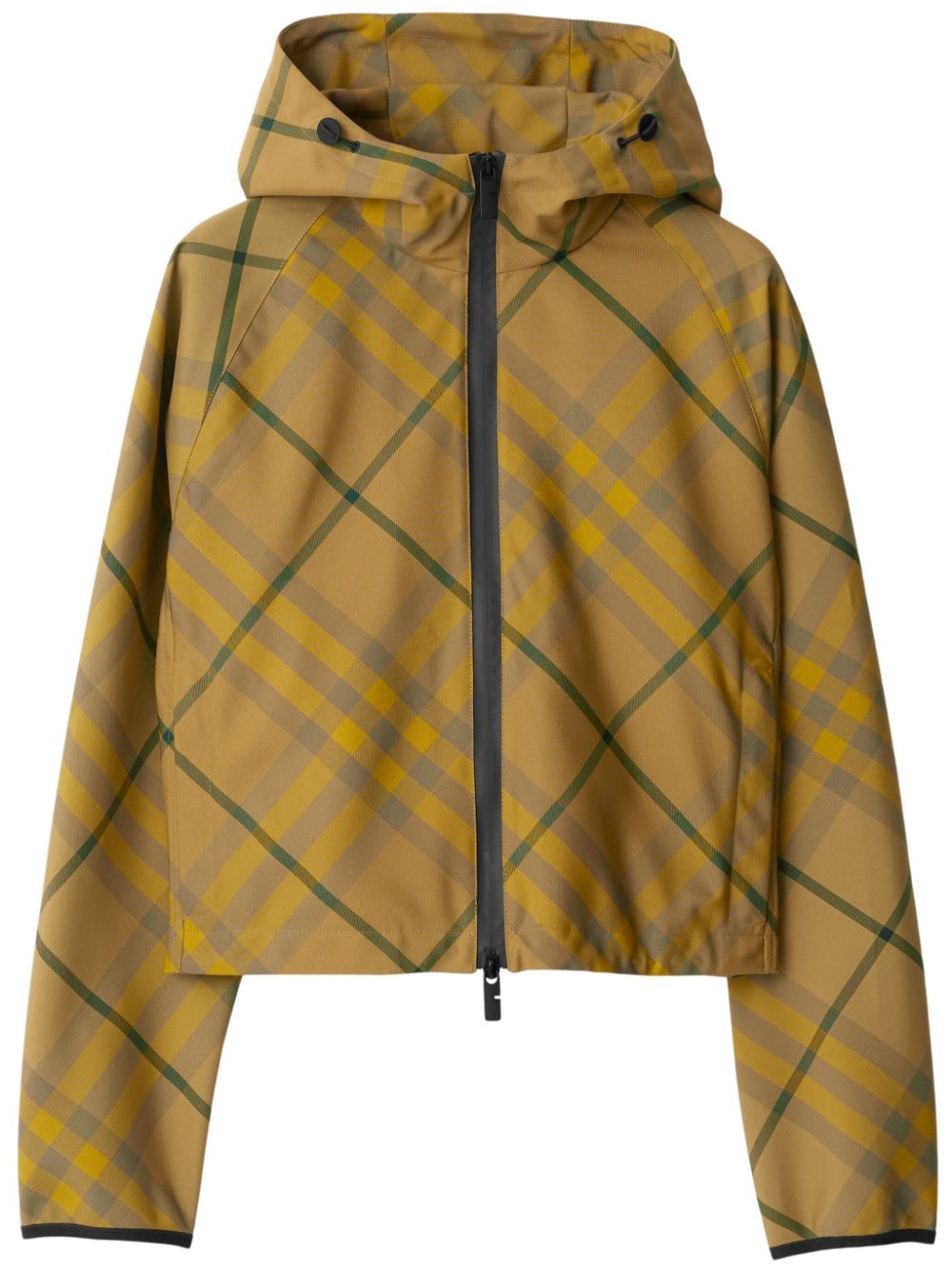 Burberry Karierte Jacke mit Reißverschluss - Nude von Burberry