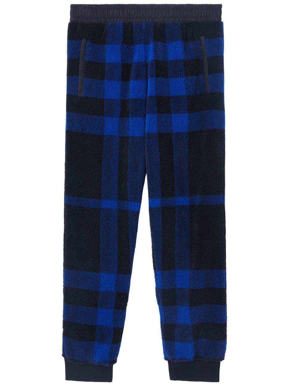 Burberry Karierte Jogginghose aus Fleece - Blau von Burberry