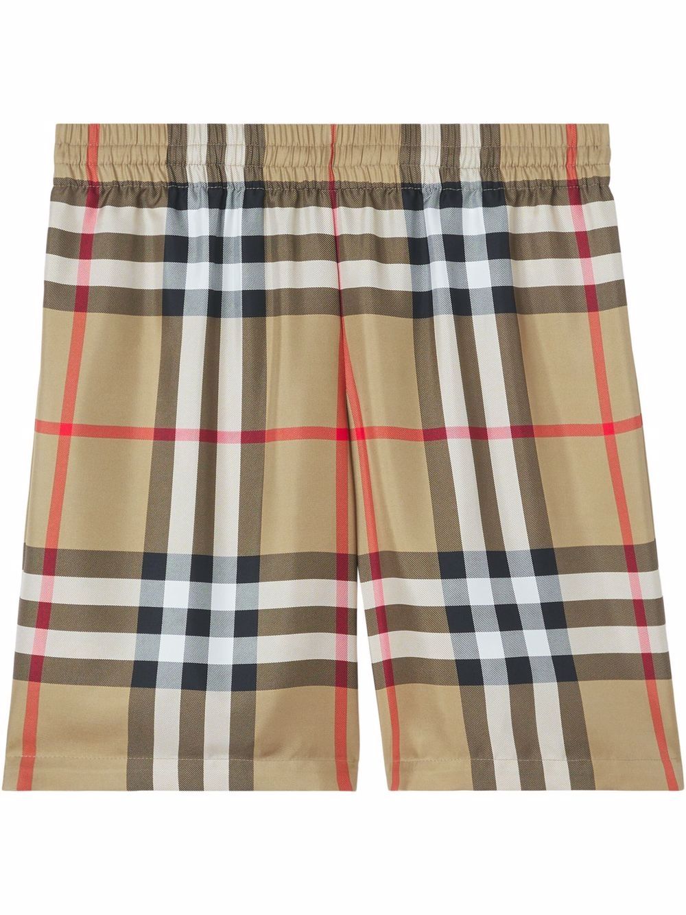 Burberry Karierte Shorts aus Seide - Braun von Burberry