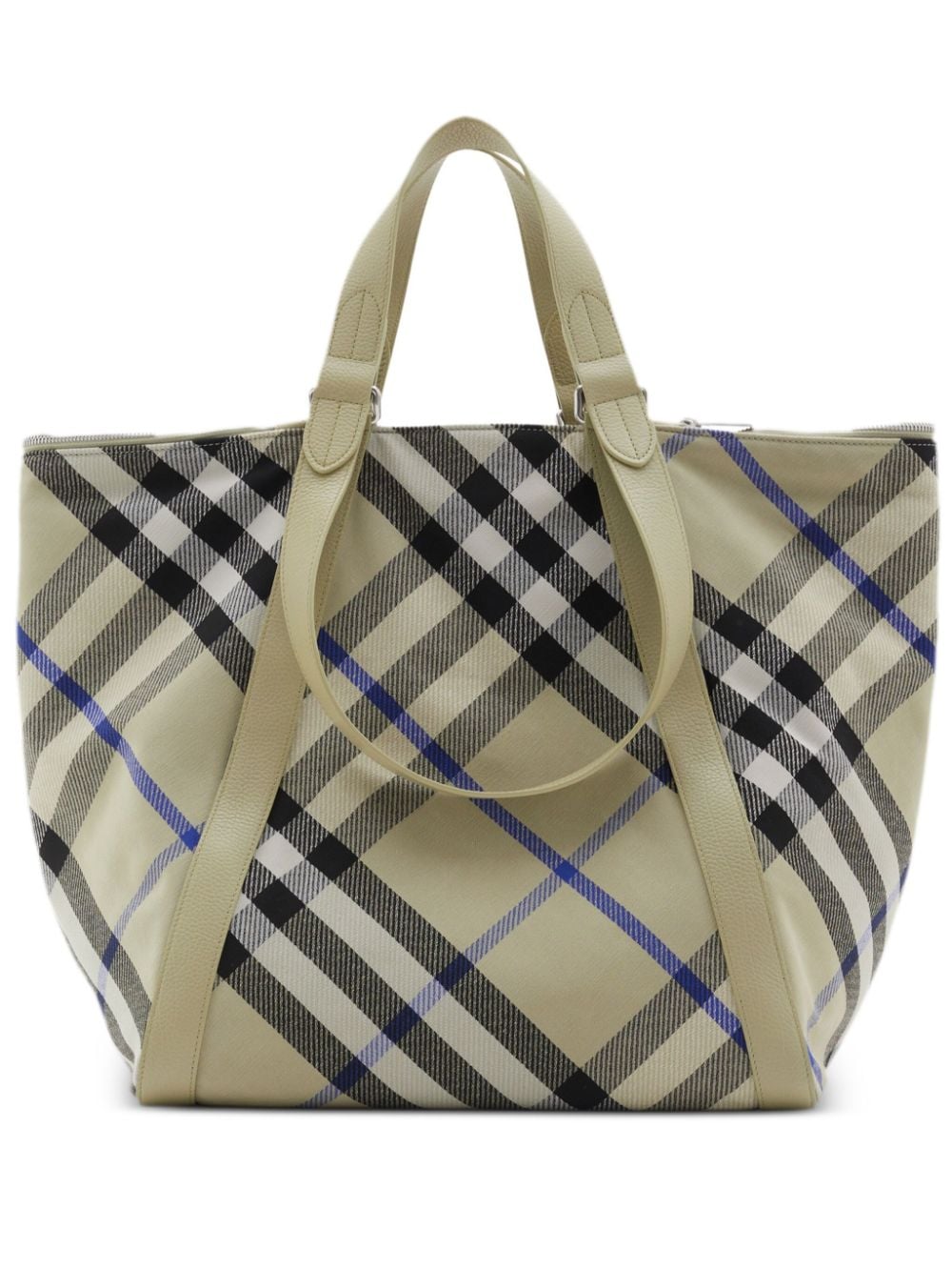 Burberry Karierter Festival Shopper - Grün von Burberry