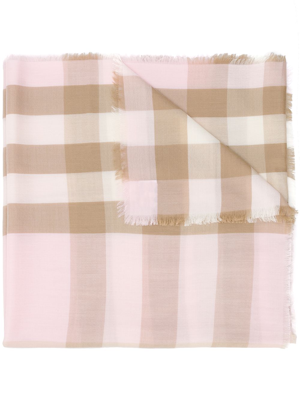 Burberry Karierter Schal - Rosa von Burberry