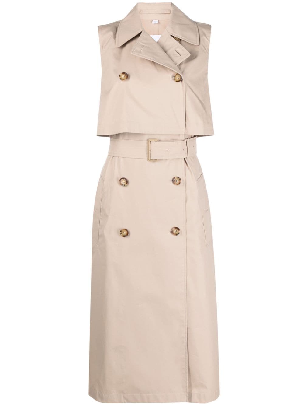 Burberry Kleid im Layering-Look - Nude von Burberry