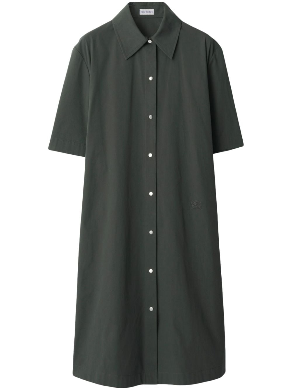 Burberry Kleid mit spitzem Kragen - Grün von Burberry