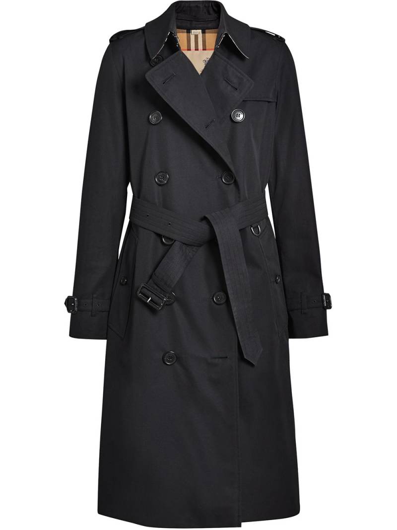 Burberry Langer Kensington Heritage Trenchcoat - Schwarz von Burberry