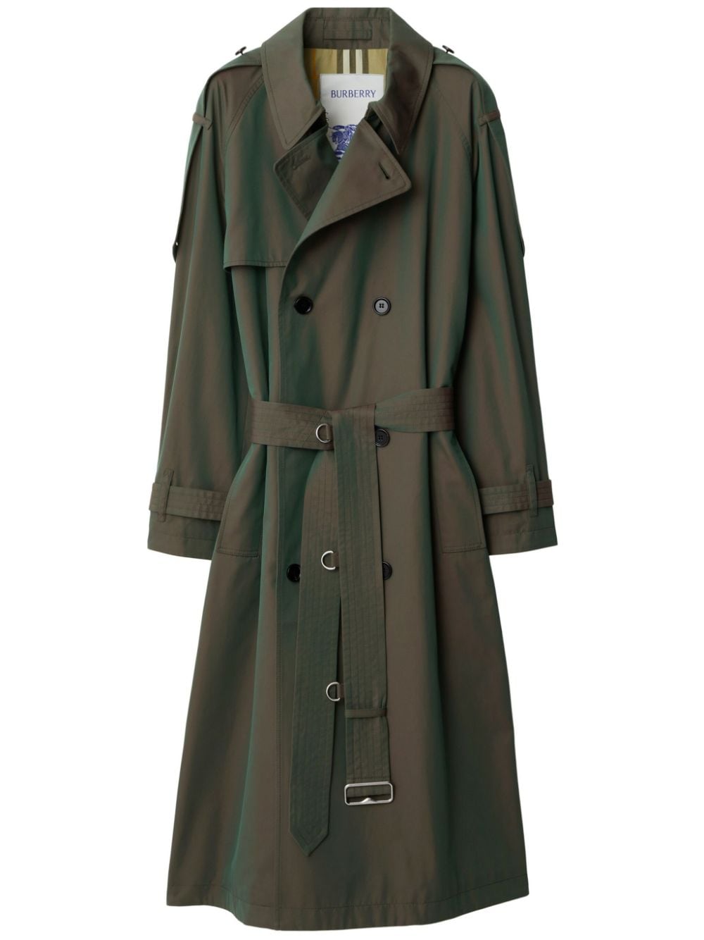 Burberry Langer Trenchcoat - Grün von Burberry