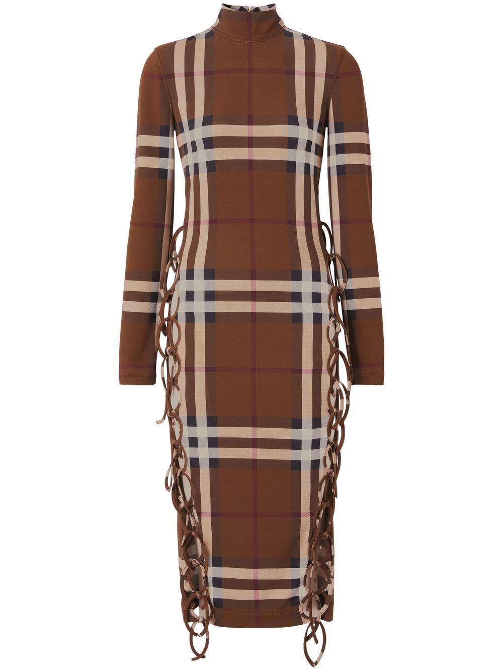 Burberry Midikleid mit Print - Braun von Burberry