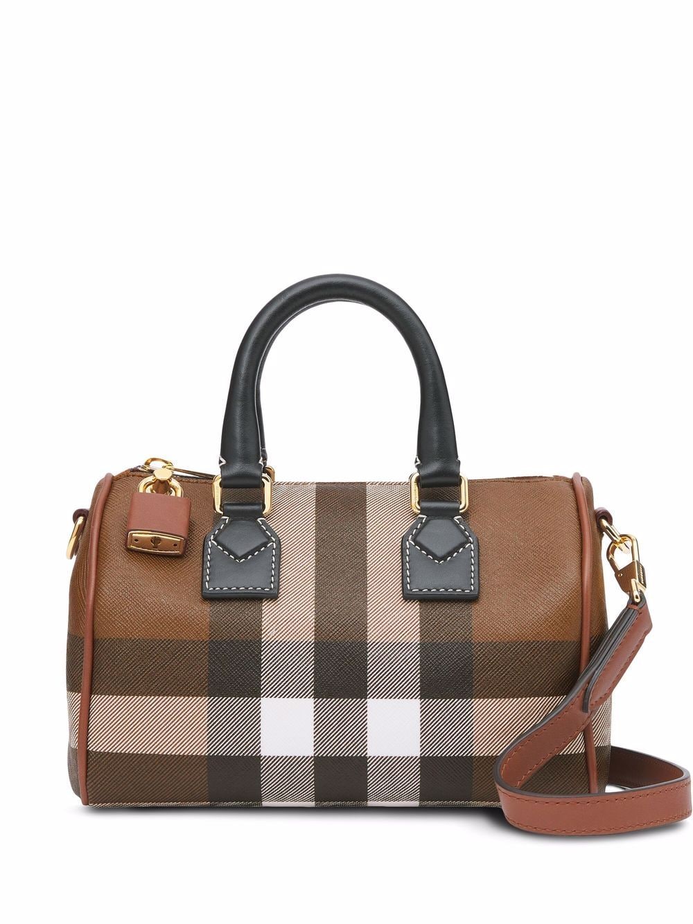 Burberry Mini House Check Bowlingtasche - Braun von Burberry