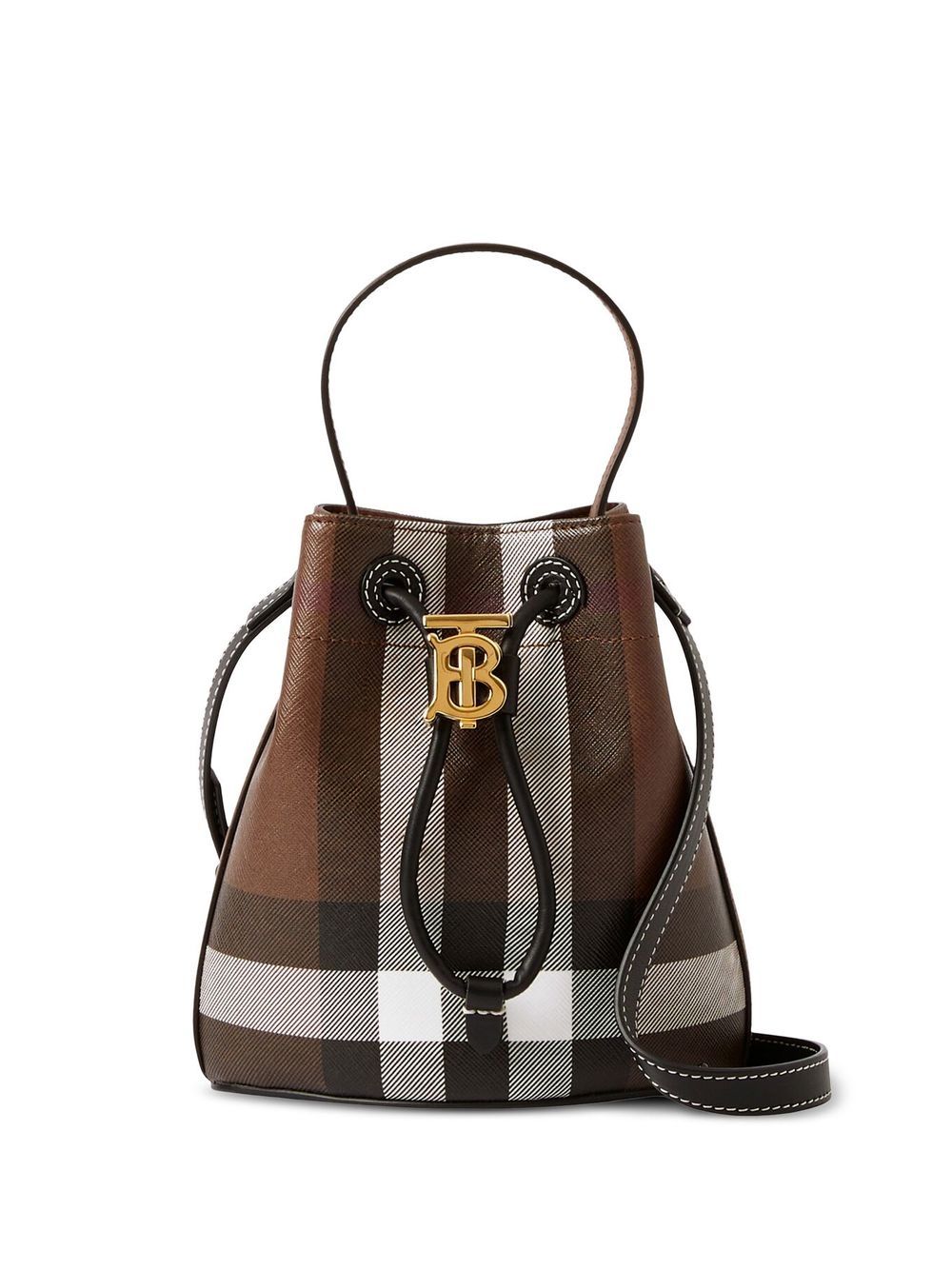 Burberry Mini Umhängetasche im Beutel-Design - Braun von Burberry