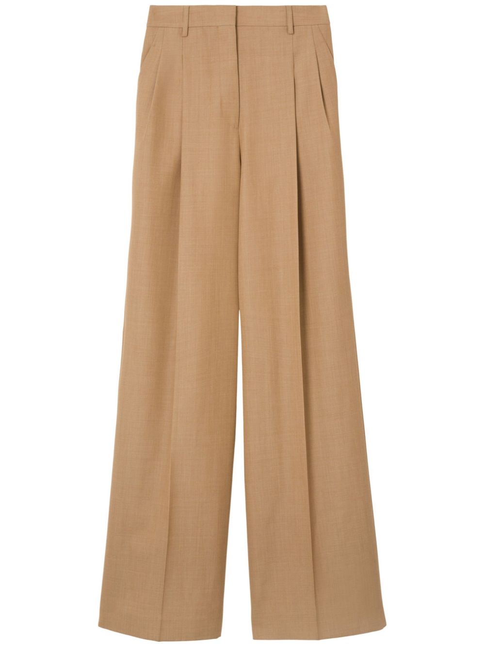 Burberry Weite Hose mit Falten - Nude von Burberry