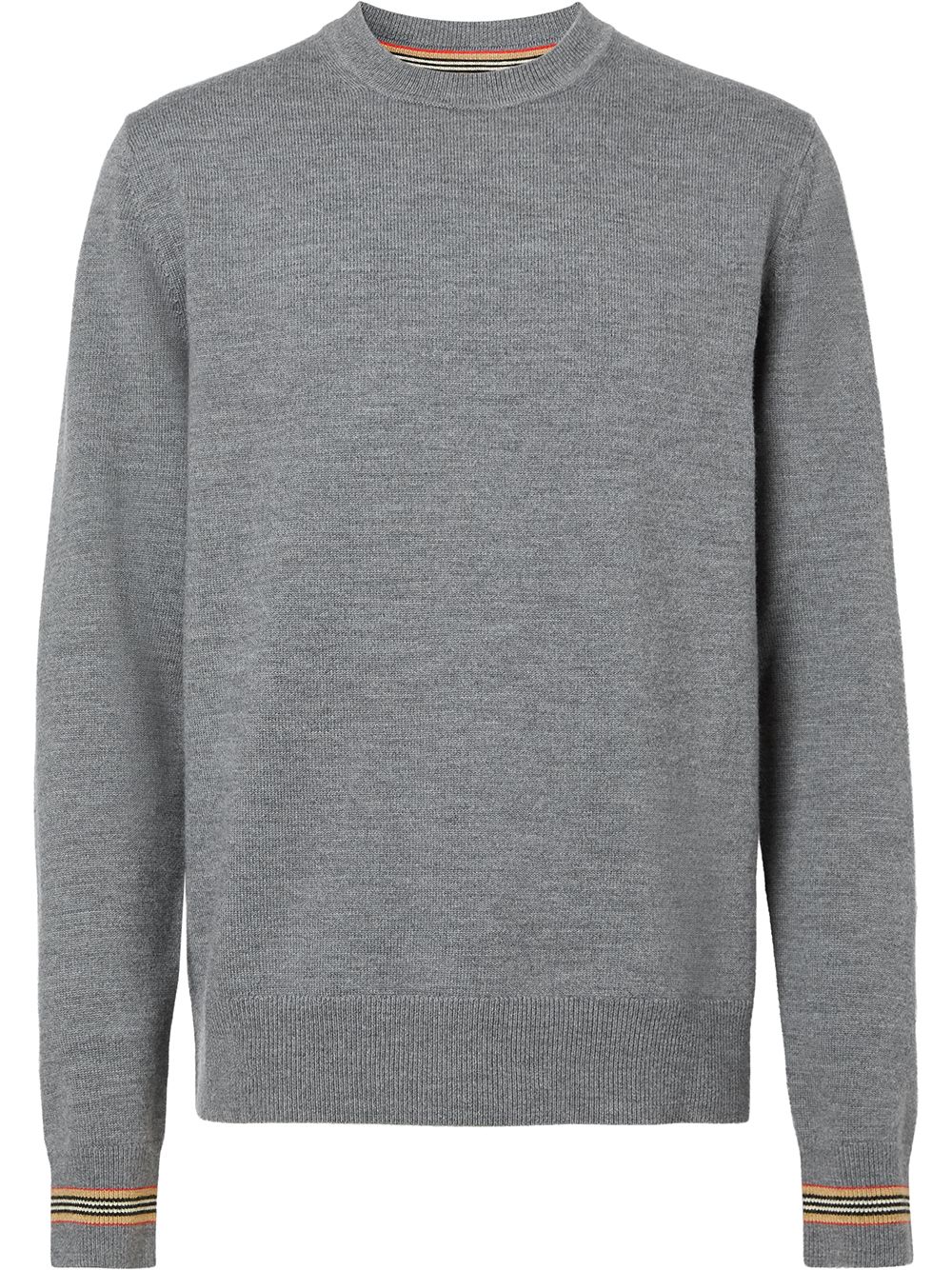 Burberry Pullover mit rundem Ausschnitt - Grau von Burberry