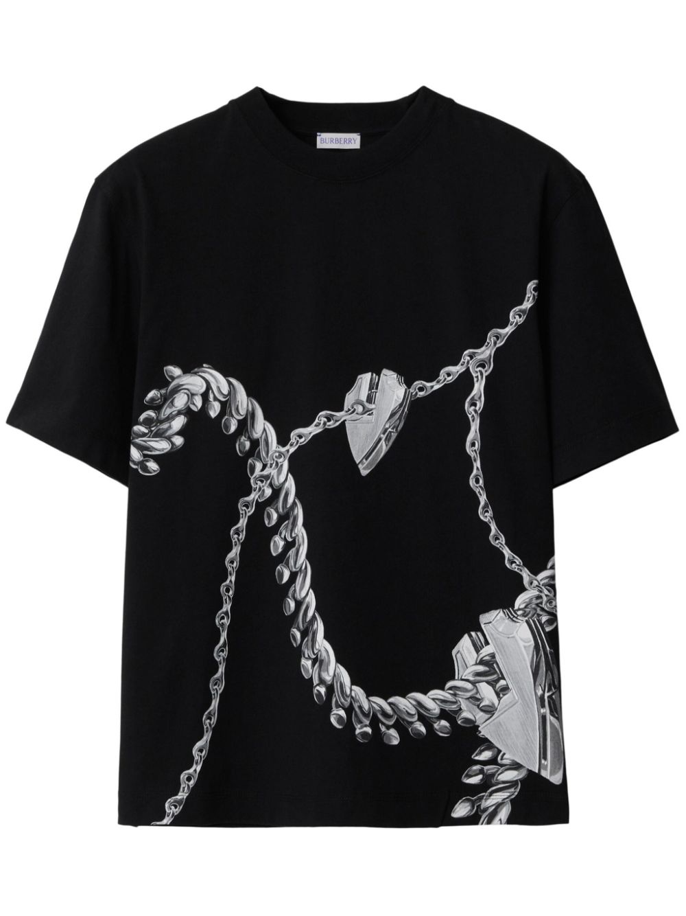 Burberry Shield Hardware T-Shirt - Schwarz von Burberry