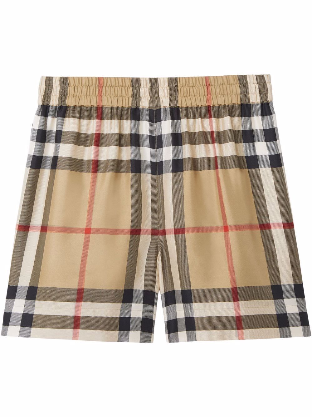 Burberry Shorts mit kariertem Detail - Nude von Burberry