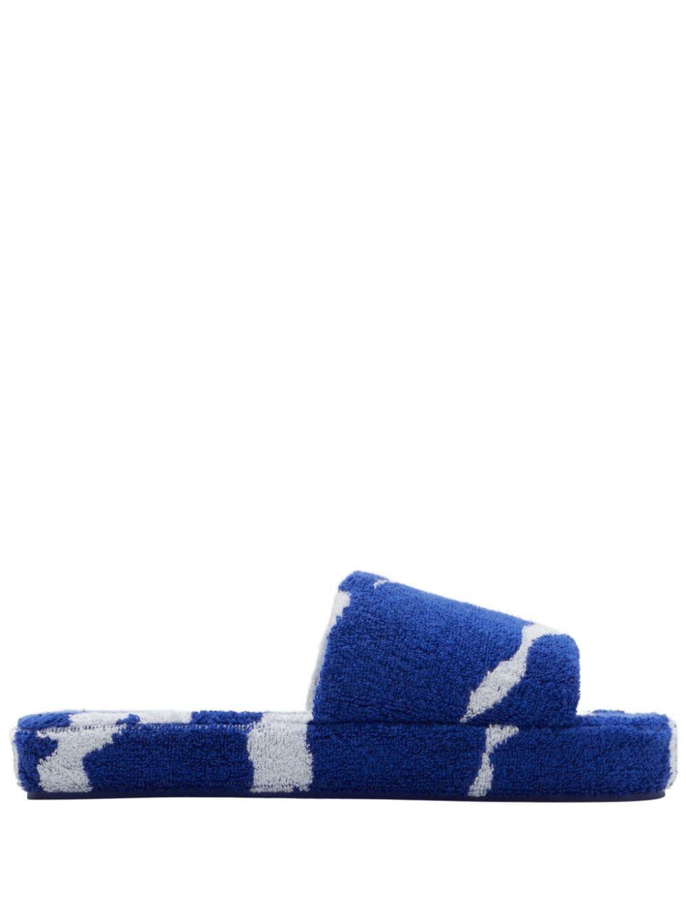 Burberry Snug Slipper mit Frottee - Blau von Burberry