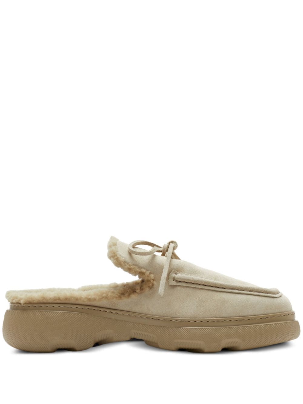 Burberry Stony Slipper mit eckiger Kappe - Nude von Burberry