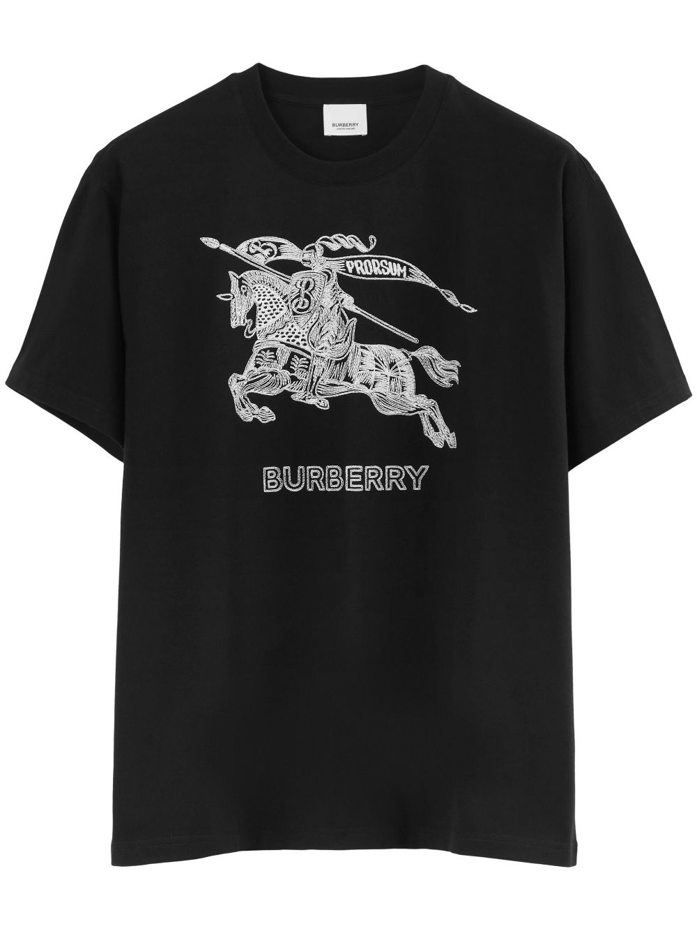 Burberry T-Shirt mit Logo-Print - Schwarz von Burberry