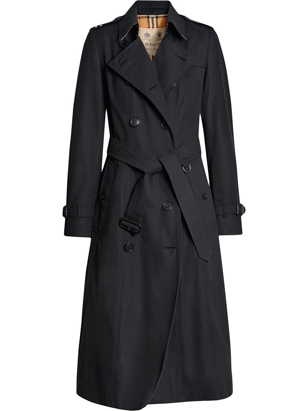 Burberry 'The Long Chelsea' Heritage-Trenchcoat - Blau von Burberry