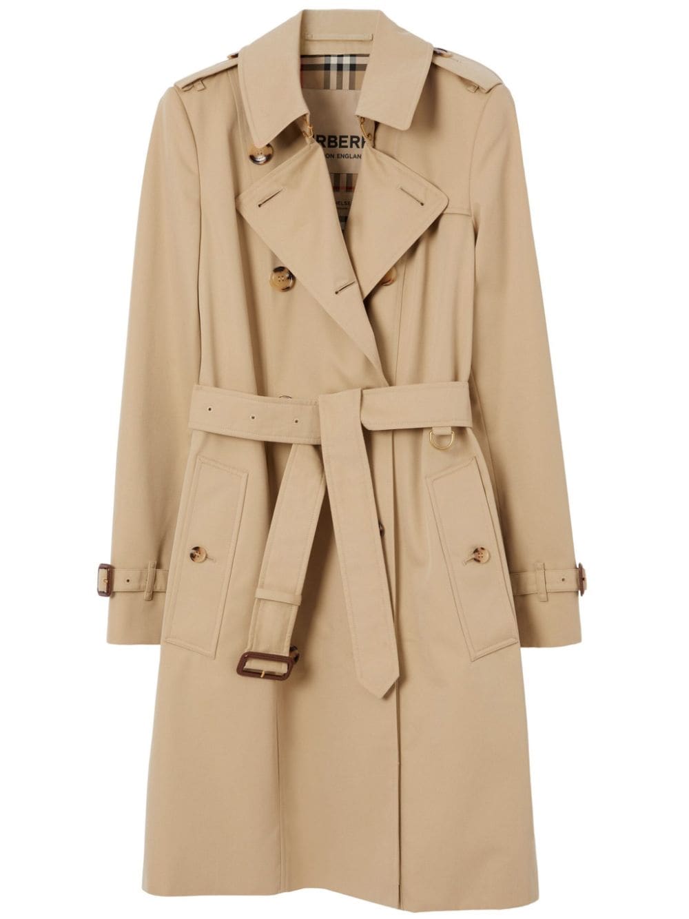 Burberry Chelsea Heritage Midi-Trenchcoat - Nude von Burberry