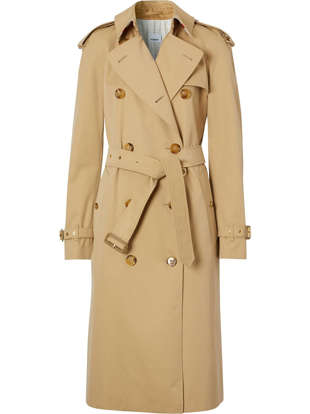 Burberry Trenchcoat mit Print - Nude von Burberry