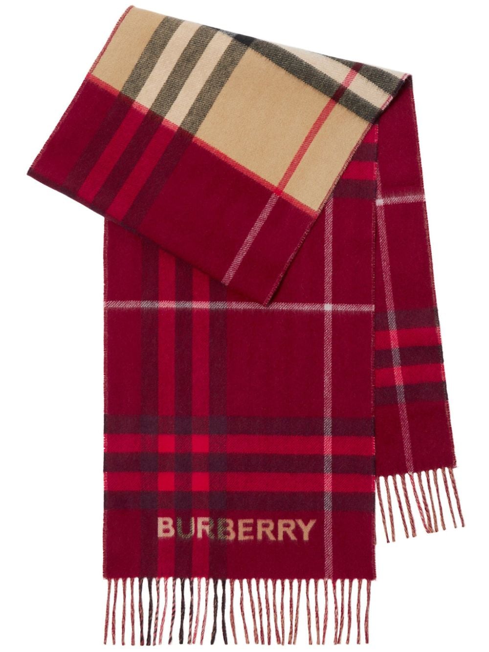 Burberry Schal mit Vintage-Check - Rot von Burberry