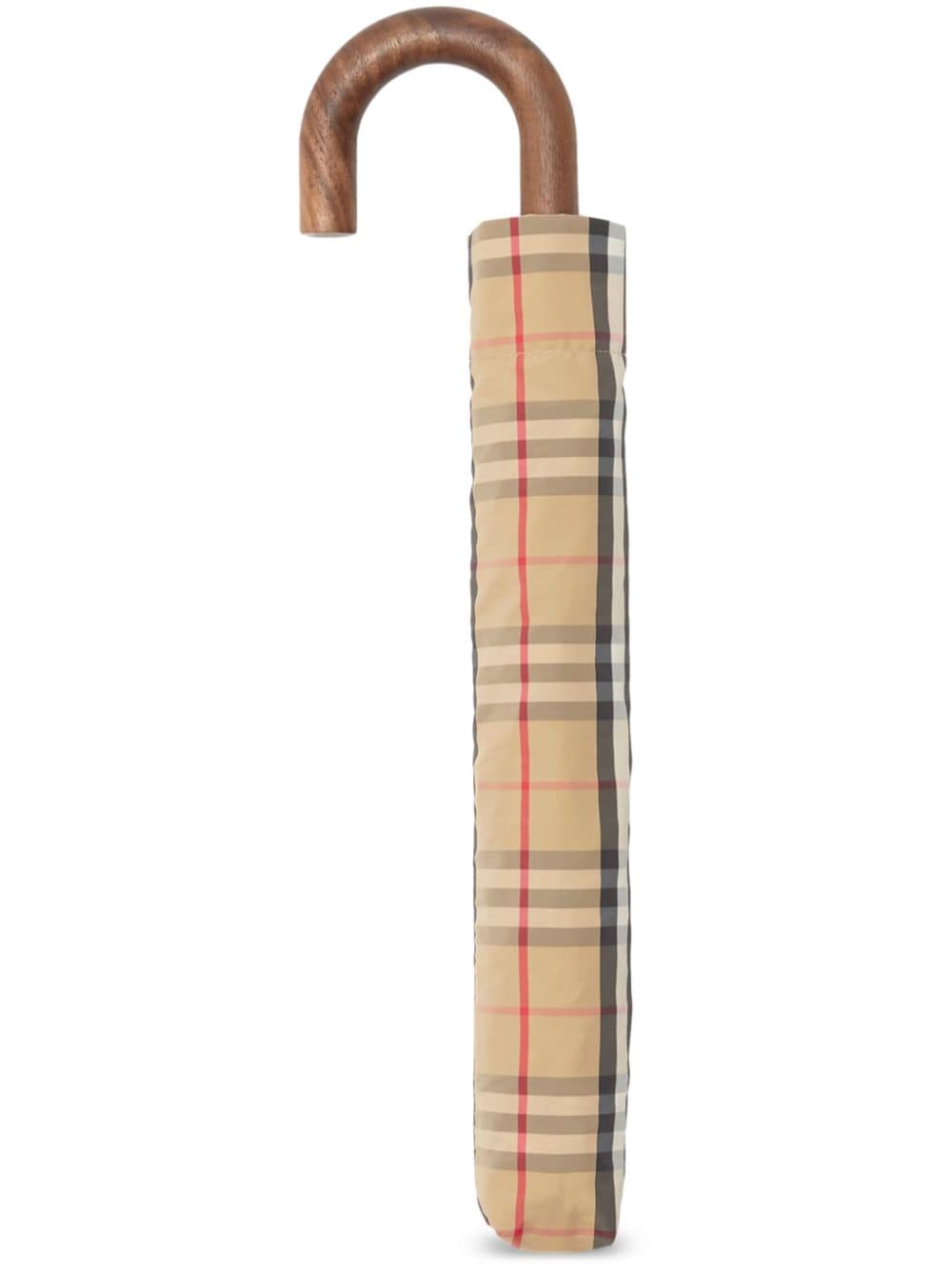 Burberry Regenschirm mit Vintage Check-Print - Nude von Burberry