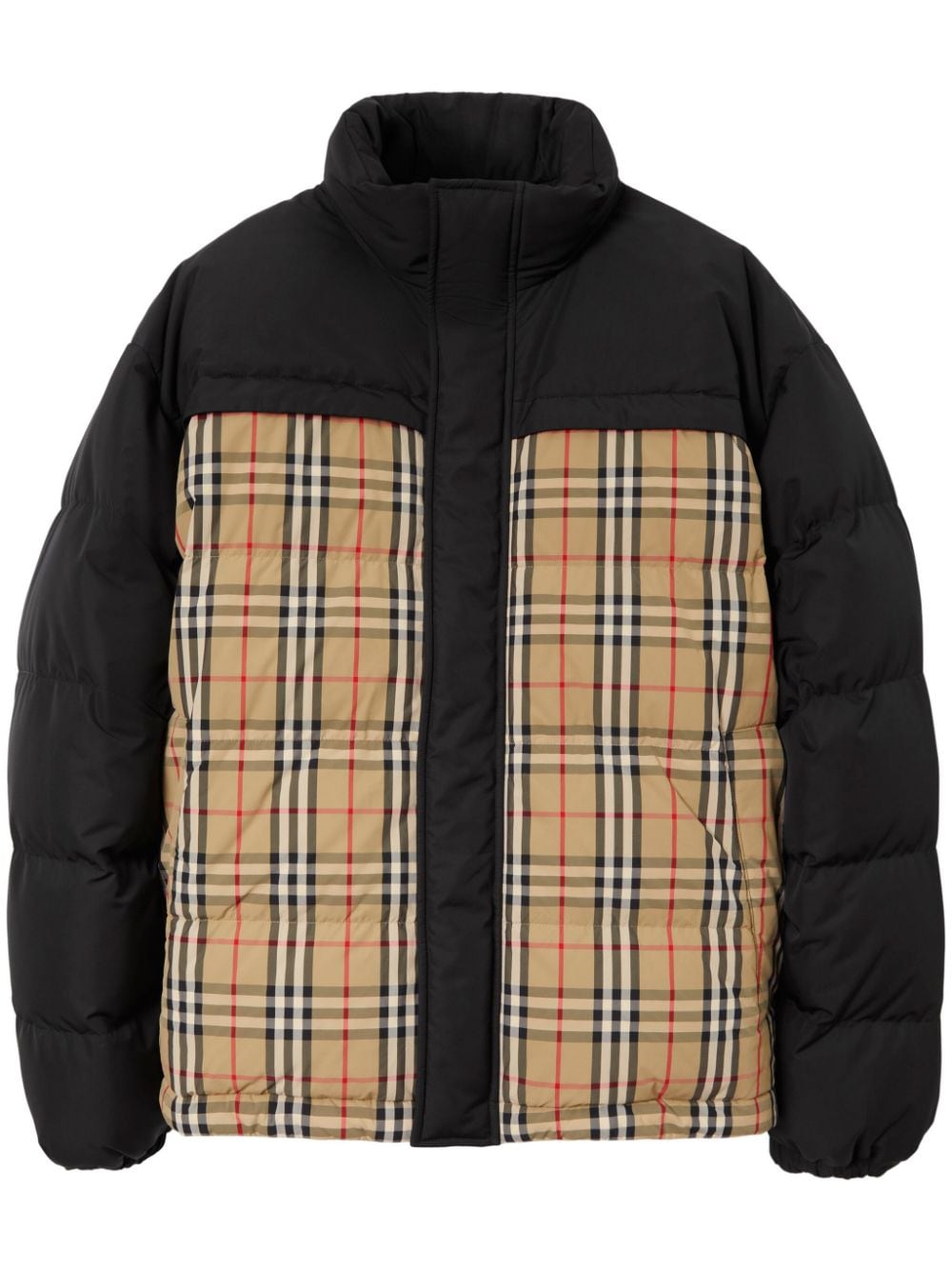 Burberry Wendbare Jacke mit Vintage-Check - Schwarz von Burberry