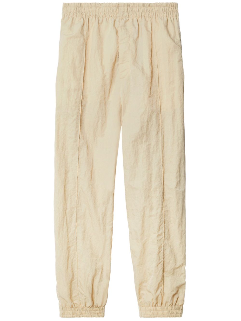 Burberry Weite Jogginghose mit Knitteroptik - Nude von Burberry