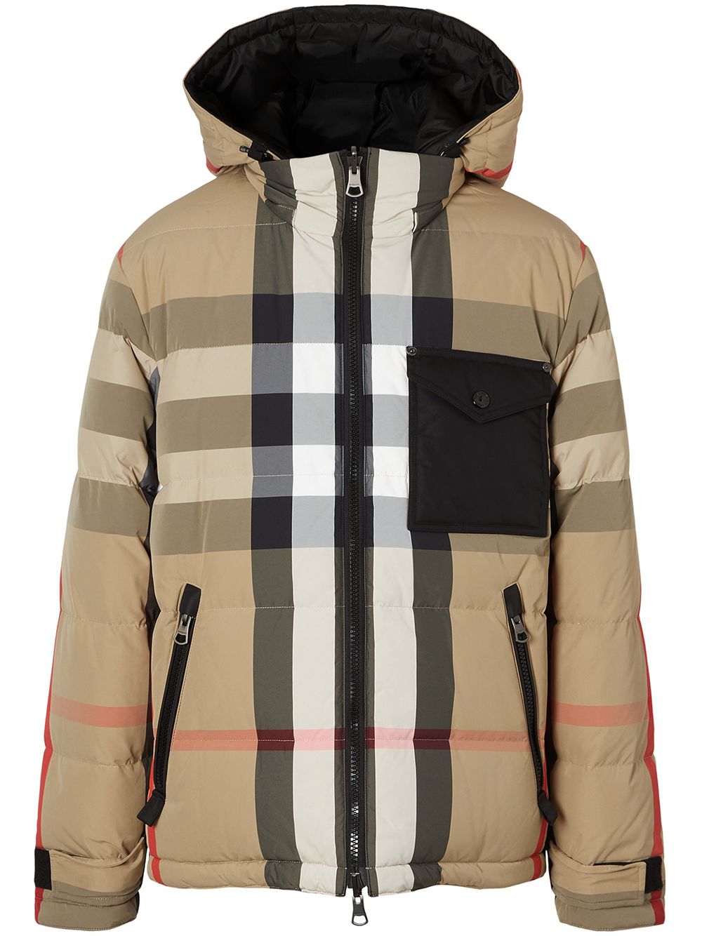 Burberry Wendbare Steppjacke mit Karomuster - Nude von Burberry