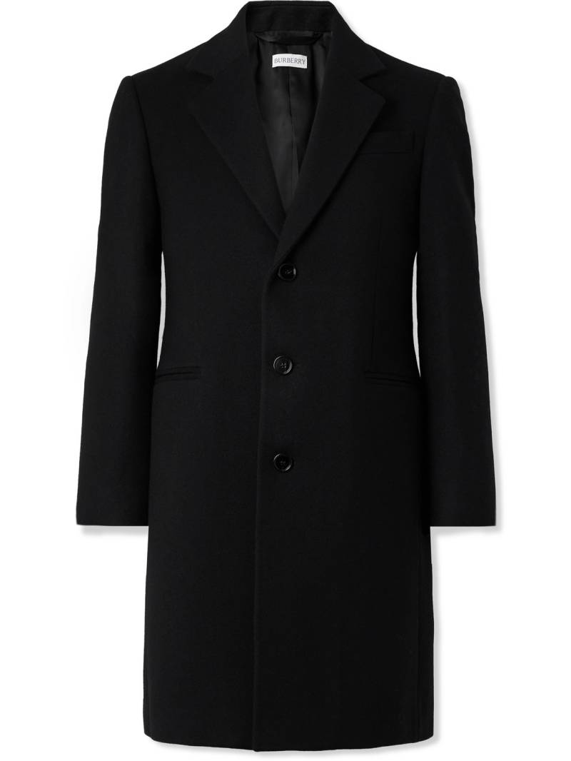 Burberry - Wool-Twill Coat - Men - Black - IT 48 von Burberry