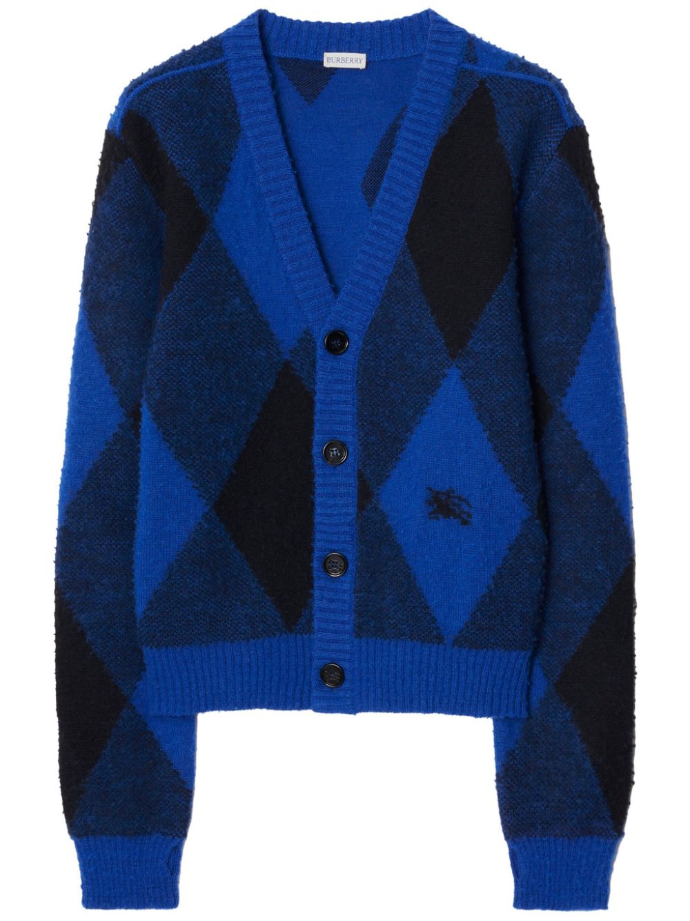 Burberry Cardigan mit Argyle-Muster - Blau von Burberry