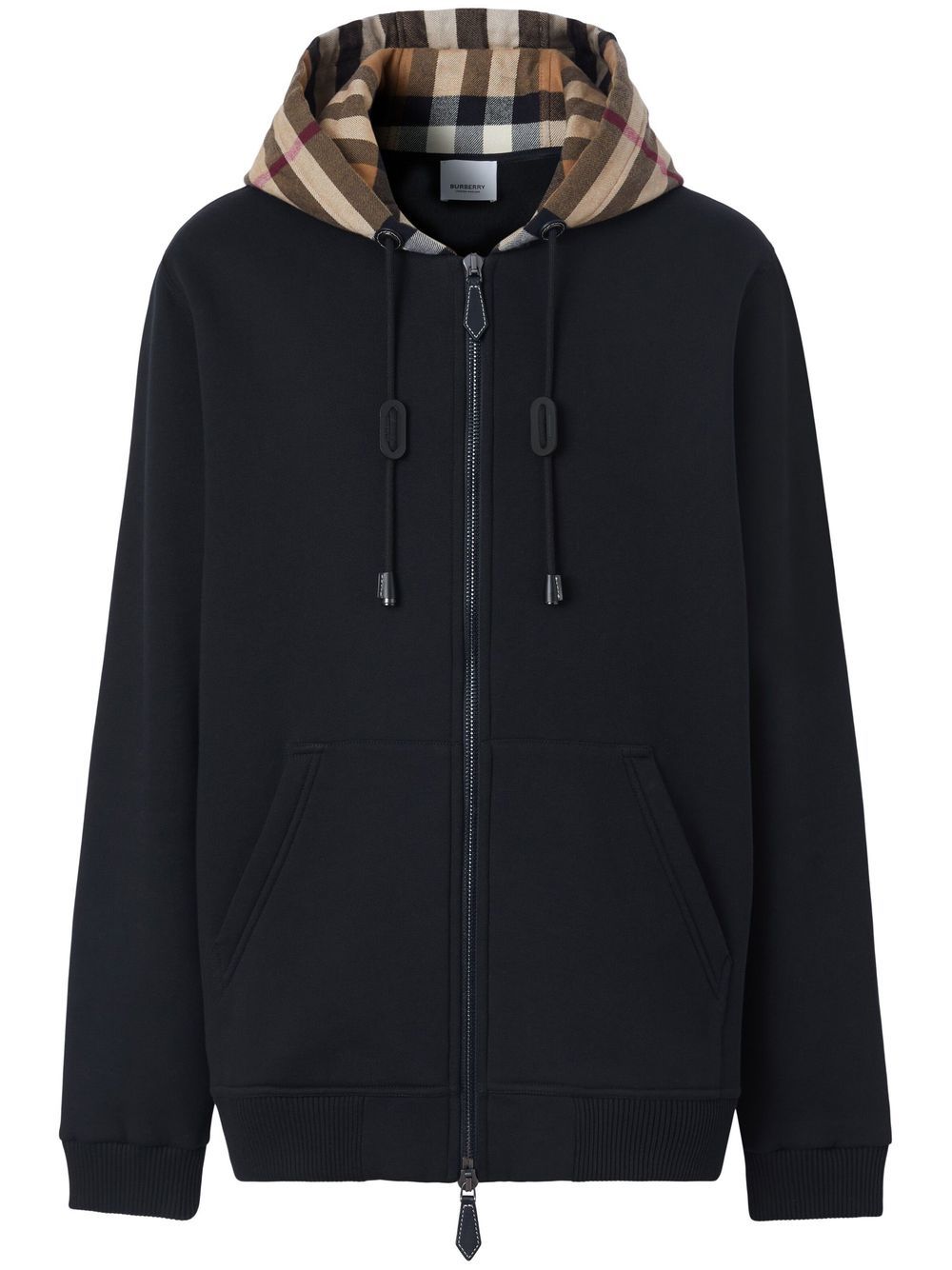 Burberry Hoodie mit Karomuster - Schwarz von Burberry