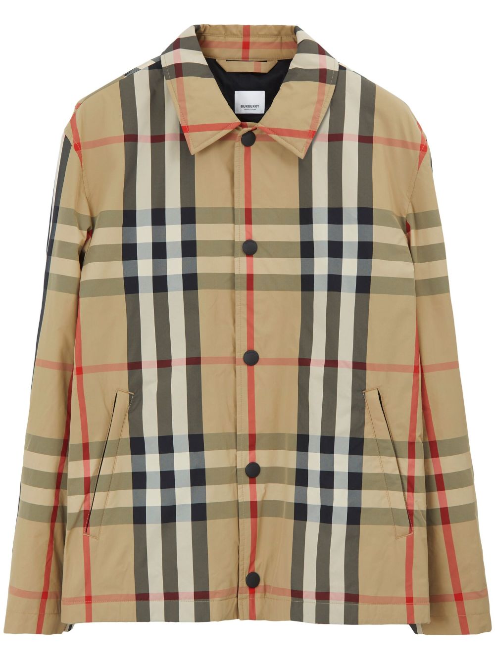 Burberry Hemdjacke mit Karomuster - Nude von Burberry