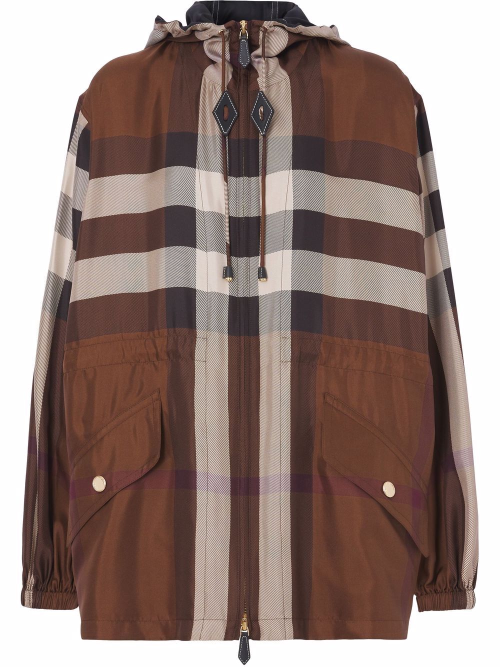 Burberry Jacke mit Karomuster - Braun von Burberry