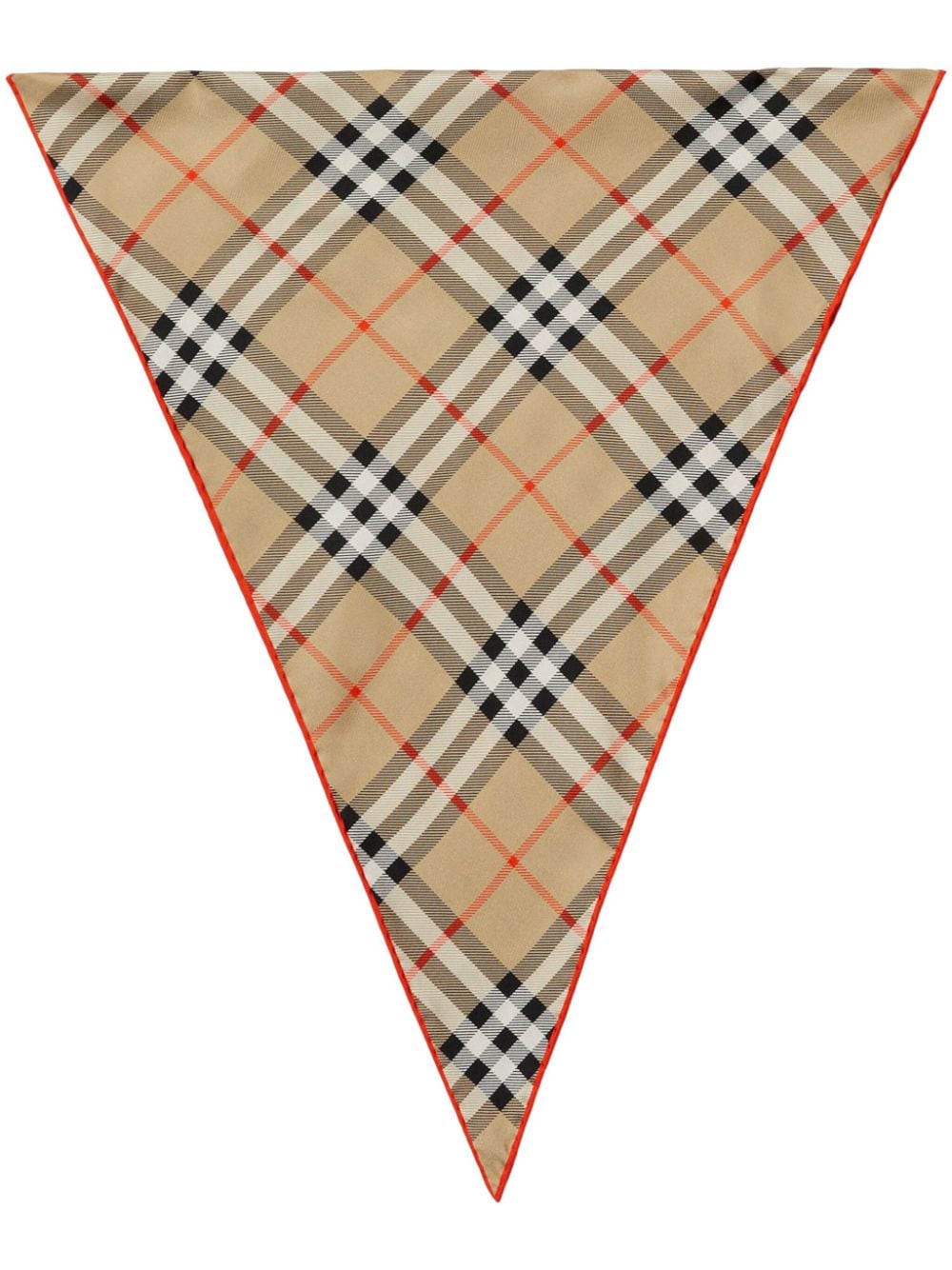 Burberry Karierter Schal aus Seide - Braun von Burberry