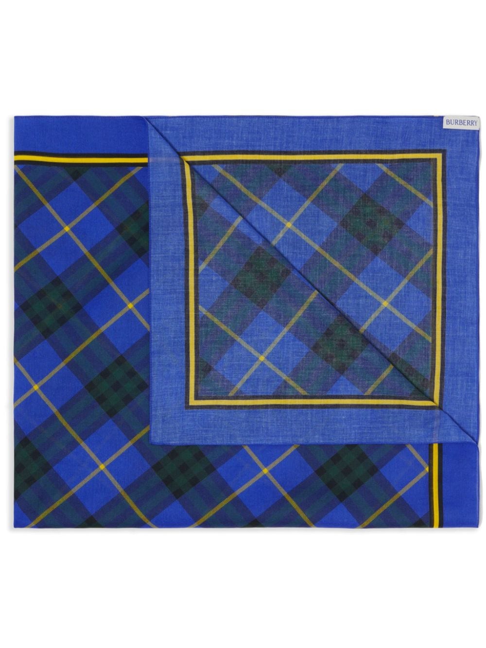 Burberry Karierter Schal - Blau von Burberry