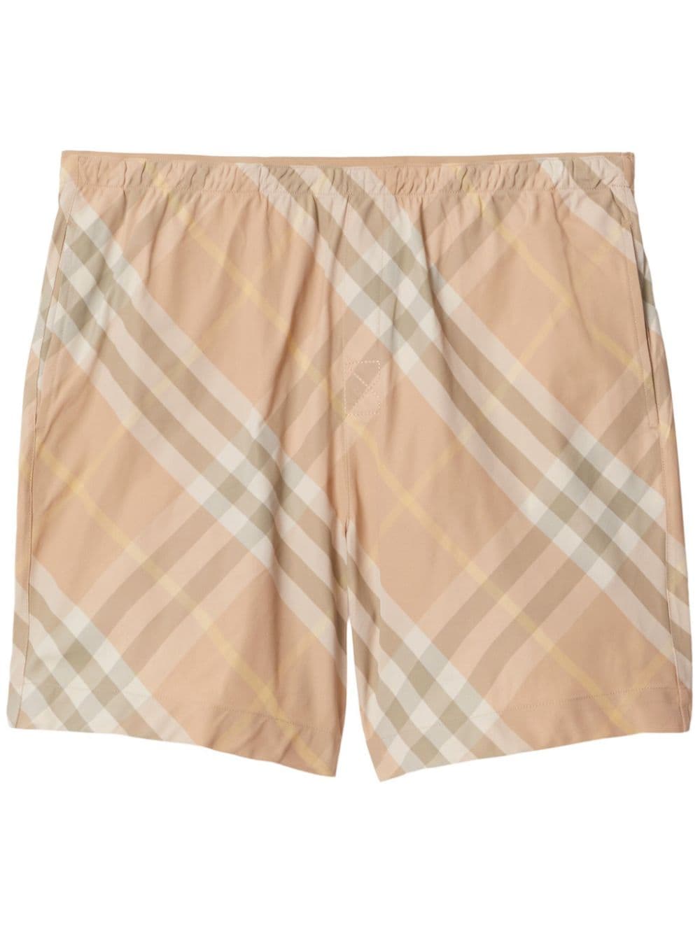 Burberry Karierte Badeshorts - Nude von Burberry