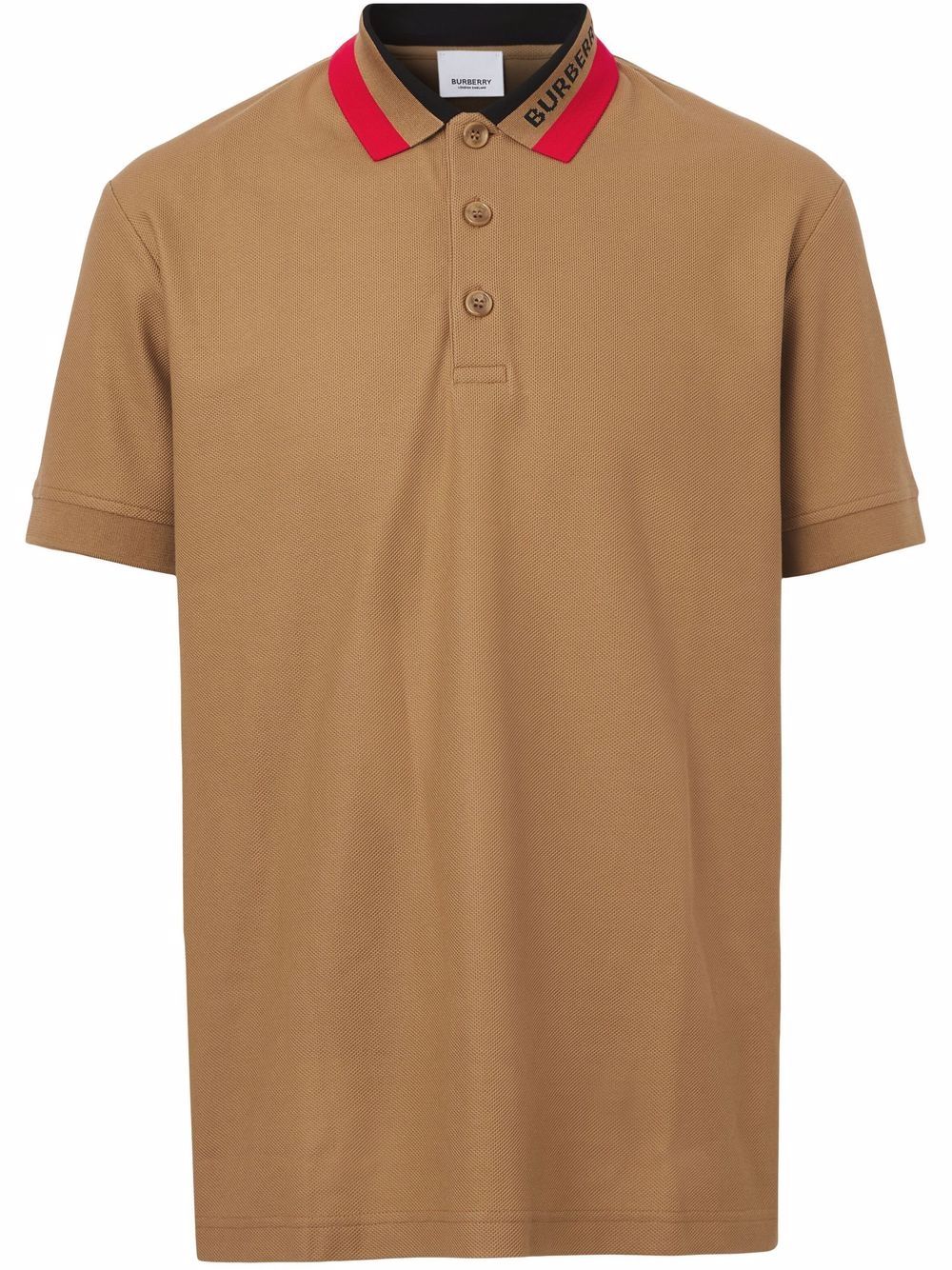 Burberry Pikee-Poloshirt mit Logo - Braun von Burberry