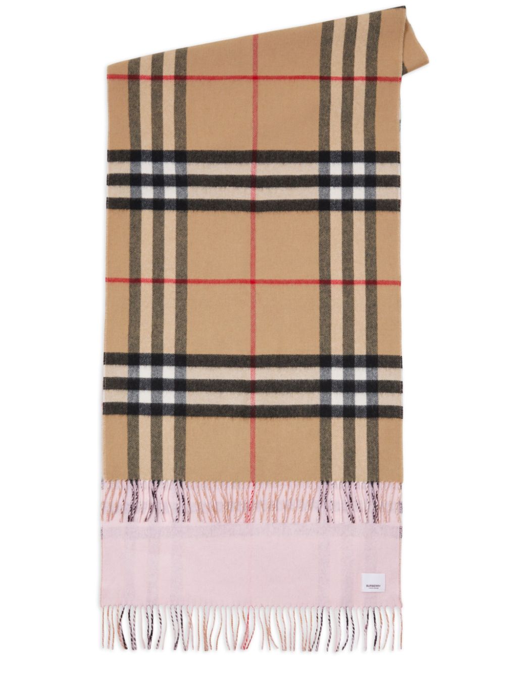 Burberry Karierter Kaschmirschal - Rosa von Burberry