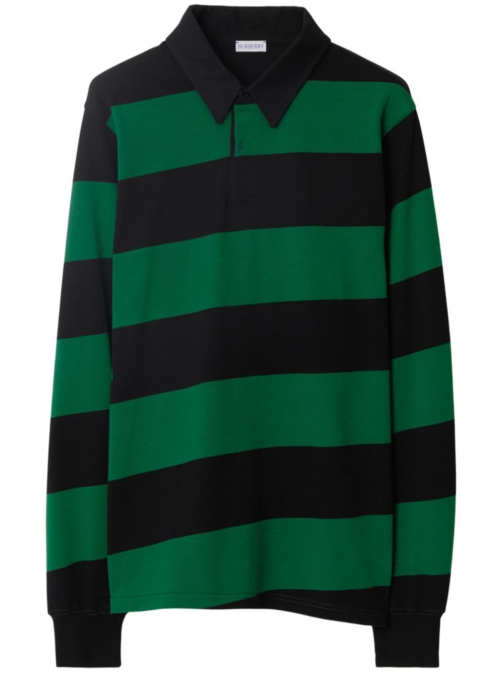 Burberry Gestreiftes Poloshirt - Schwarz von Burberry