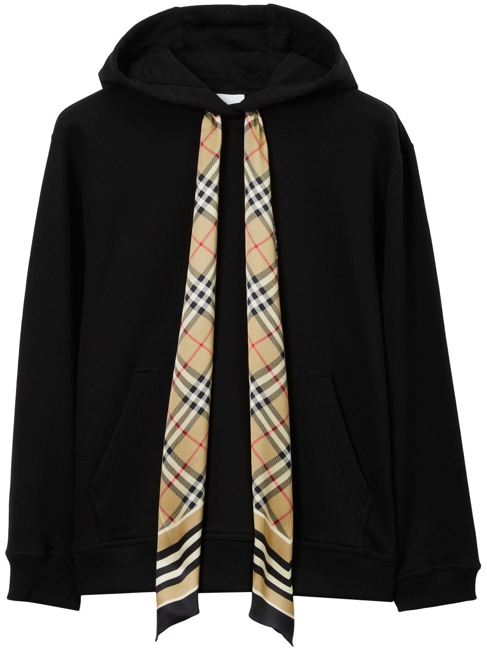 Burberry Hoodie mit Schottenkaro - Schwarz von Burberry