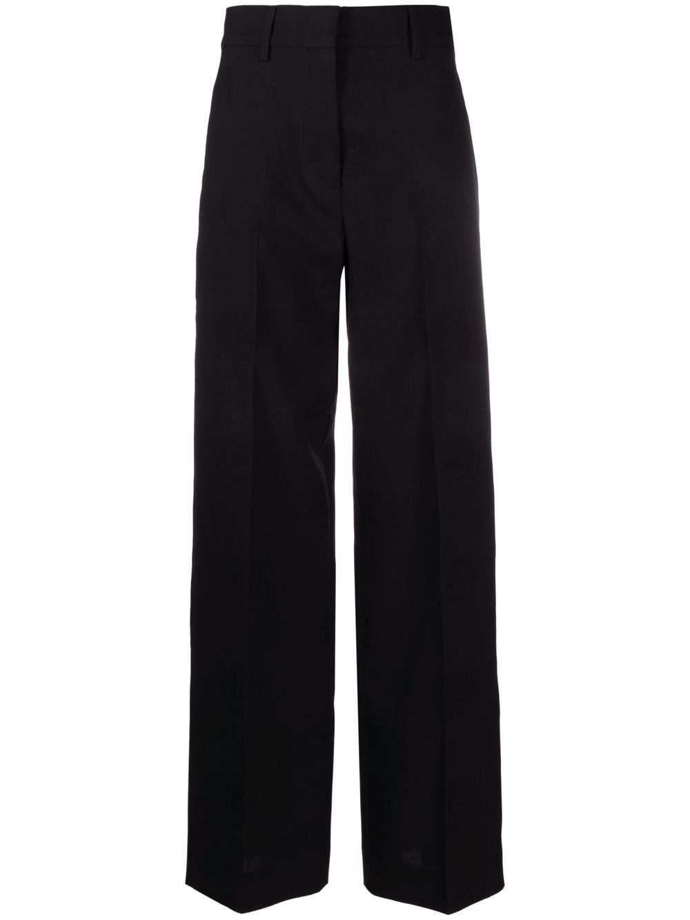 Burberry Hose mit weitem Bein - Schwarz von Burberry