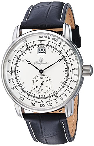 Burgmeister Herren Analog Quarz Uhr mit Leder Armband BM333-182 von Burgmeister