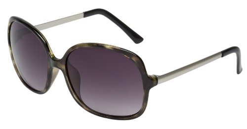 Schöne Marken Sonnenbrille für Damen von Burgmeister mit 100% UV Schutz | Sonnenbrille mit stabiler Polycarbonatfassung, hochwertigem Brillenetui, Brillenbeutel und 2 Jahren Garantie | SBM108-361 von Burgmeister