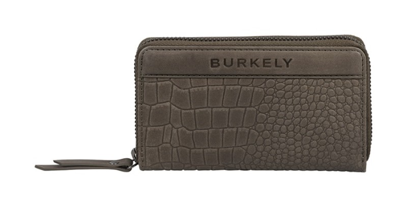 BURKELY CASUAL CARLY ZIP AROUND WALLET-Grau von Burkely