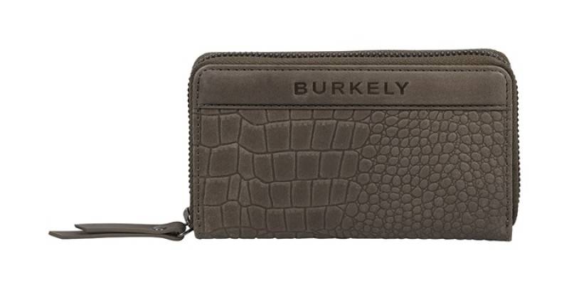 BURKELY CASUAL CARLY ZIP AROUND WALLET-Grau von Burkely