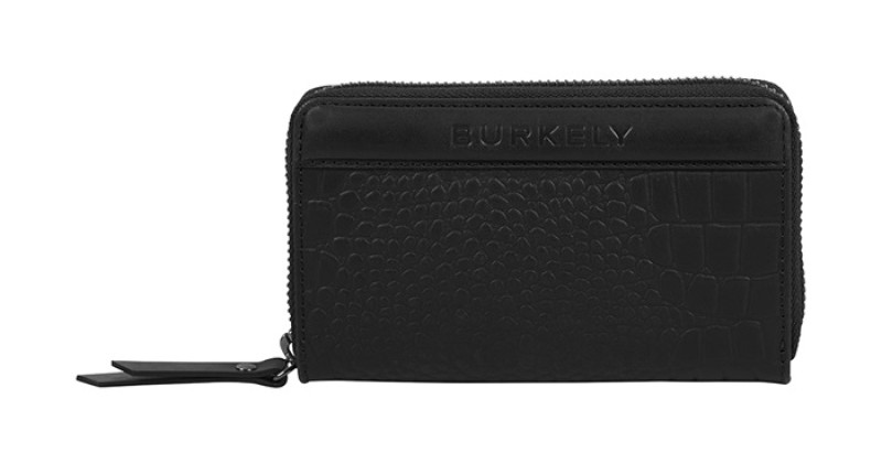 BURKELY CASUAL CARLY ZIP AROUND WALLET-Schwarz von Burkely