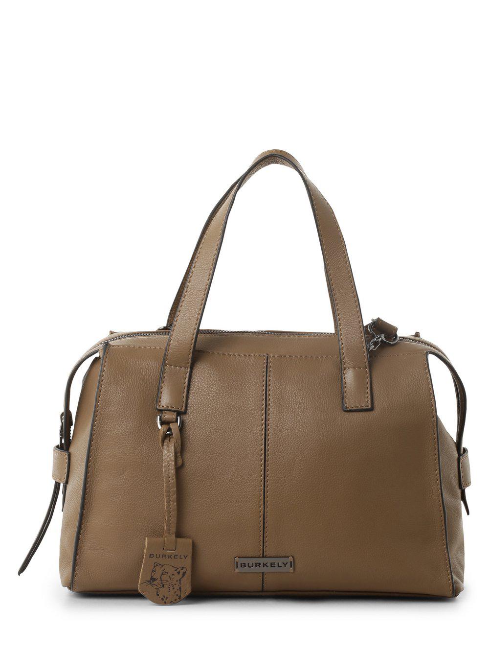 BURKELY Handtasche aus Leder Damen, taupe von Burkely