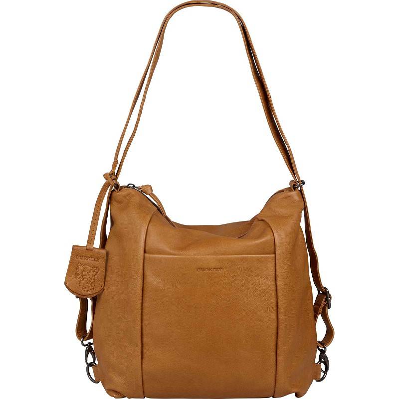 BURKELY JUST JOLIE RÜCKSACK HOBO-Cognac von Burkely